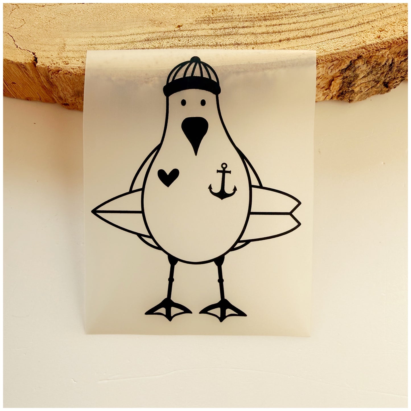 Bügelbild Möwe 11 - Dubi.li