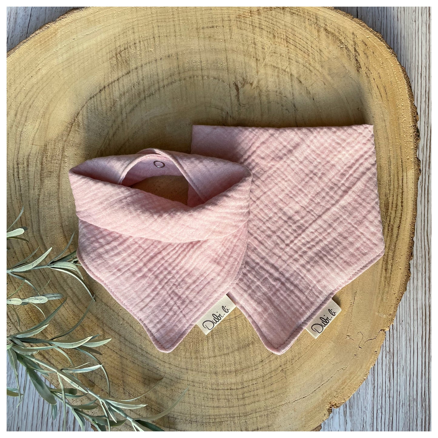 Musselin Tuch Mini "Rosa Meliert" - Dubi.li