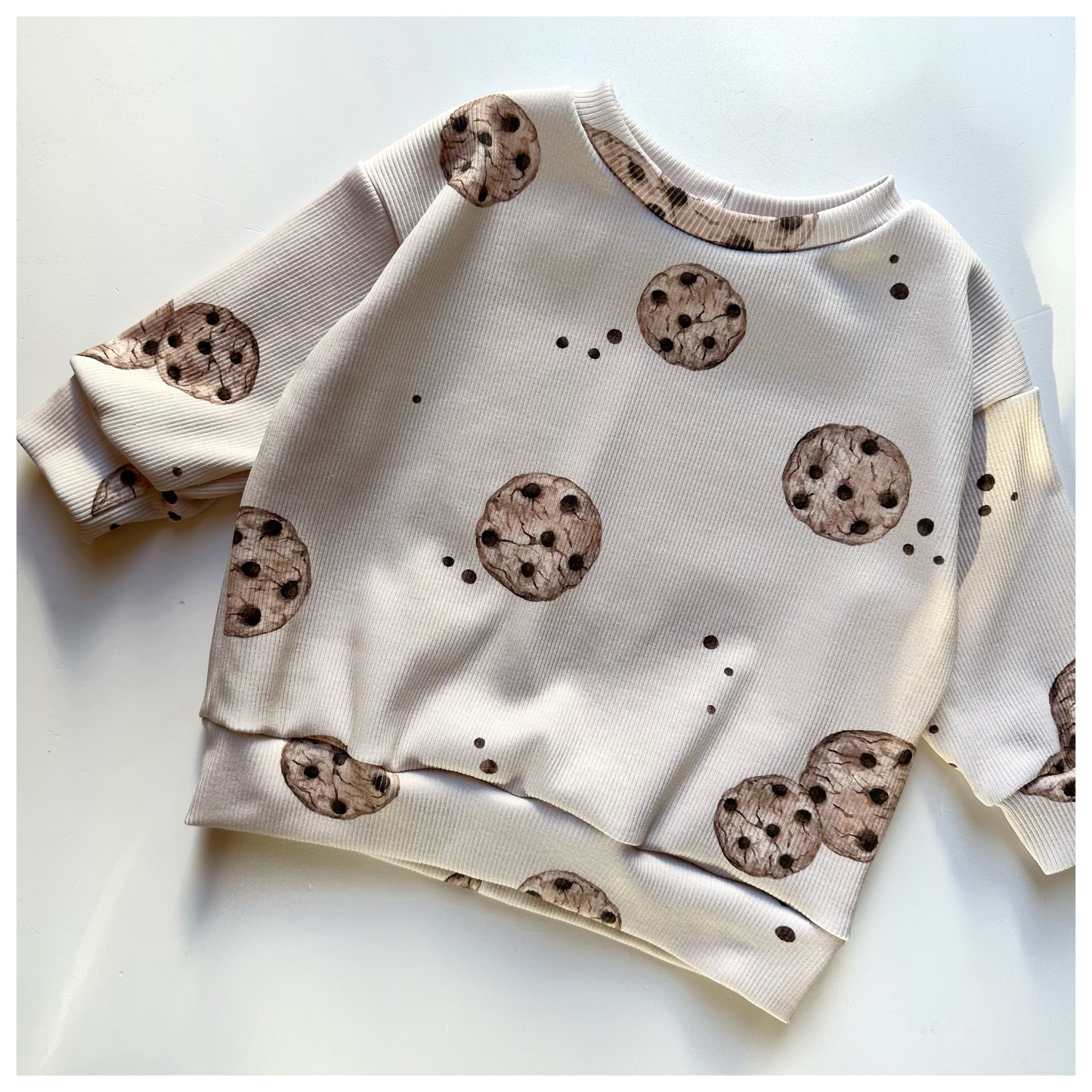 Sweater Rib Jersey Cookies Sofortkauf - Dubi.li