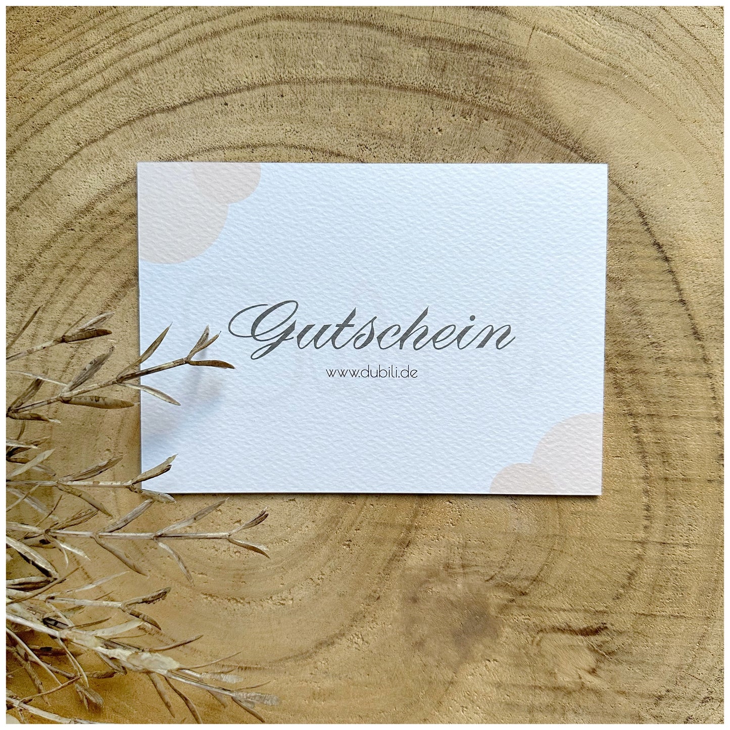 Geschenk Gutschein - Digital - Dubi.li
