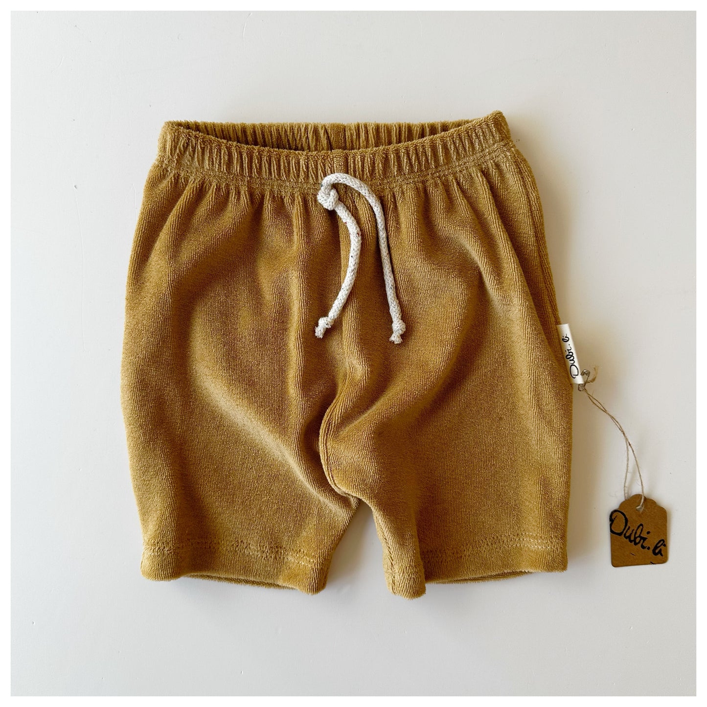 Sommershorts Frottee "Tan" aus Bio Baumwolle