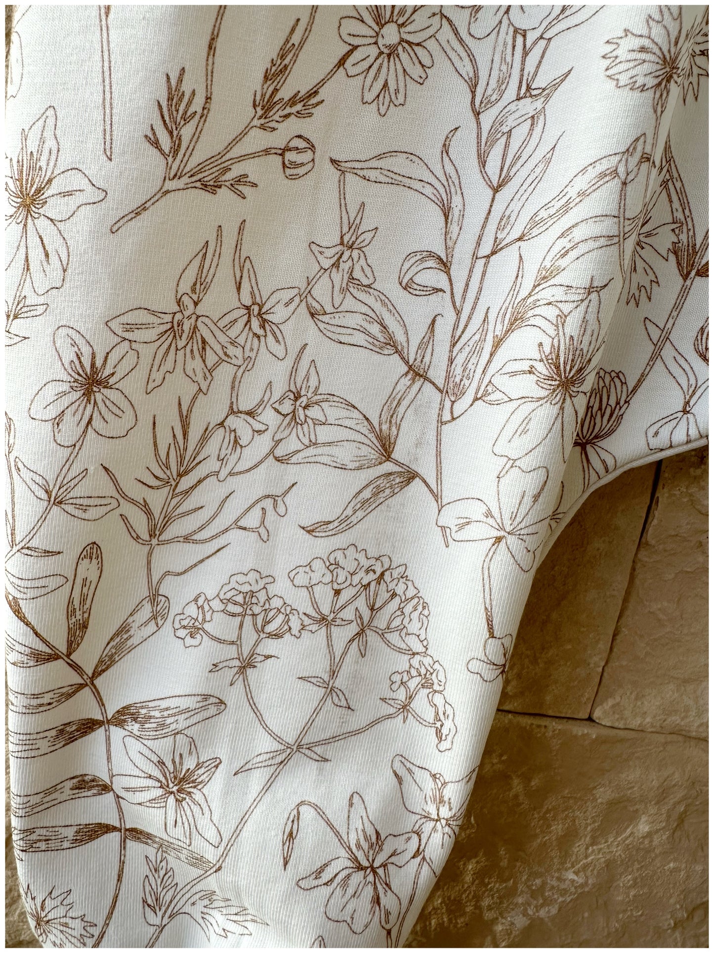 Romper "Flower Sketch" Gr. 74/80 - Dubi.li
