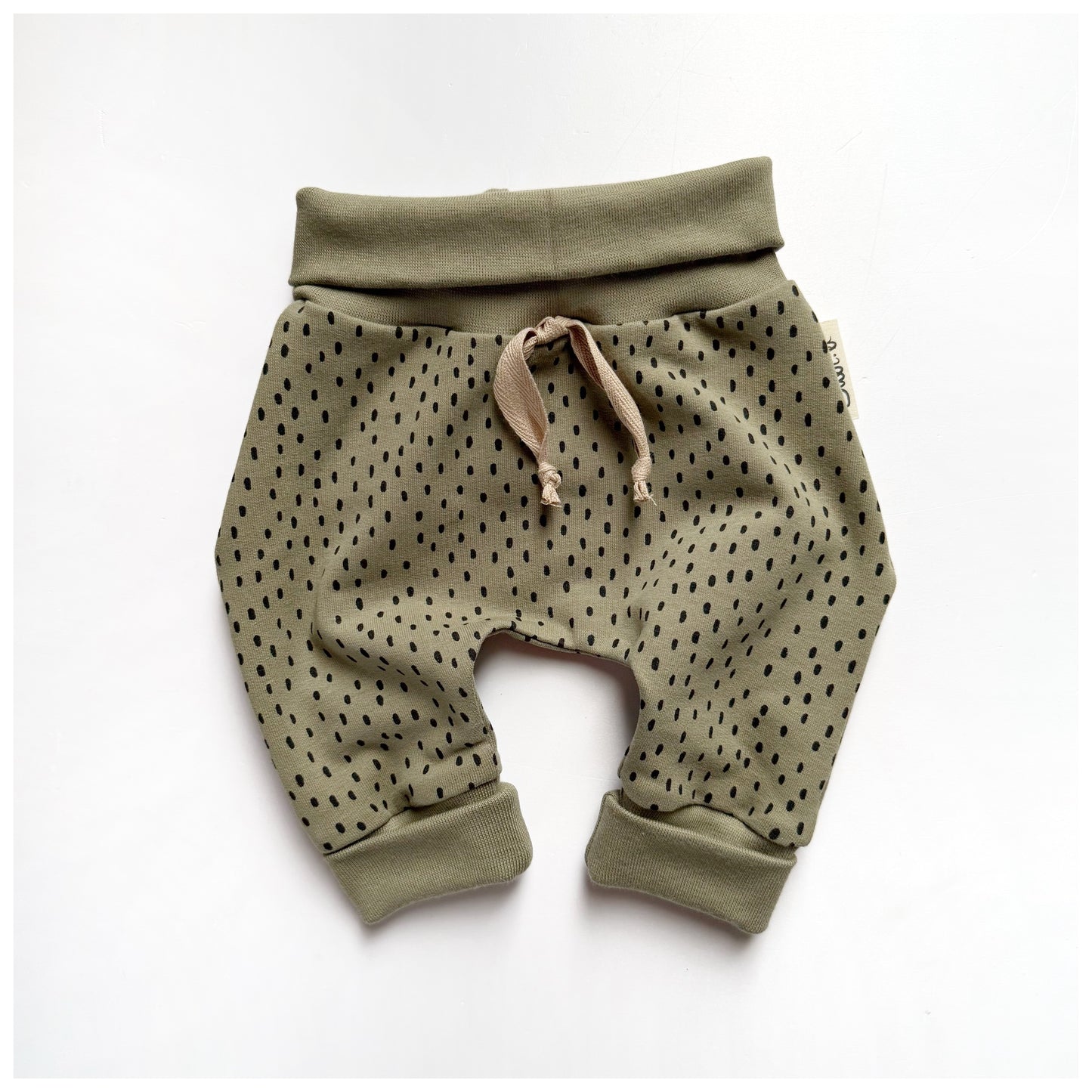 Babyhose Khaki Dots