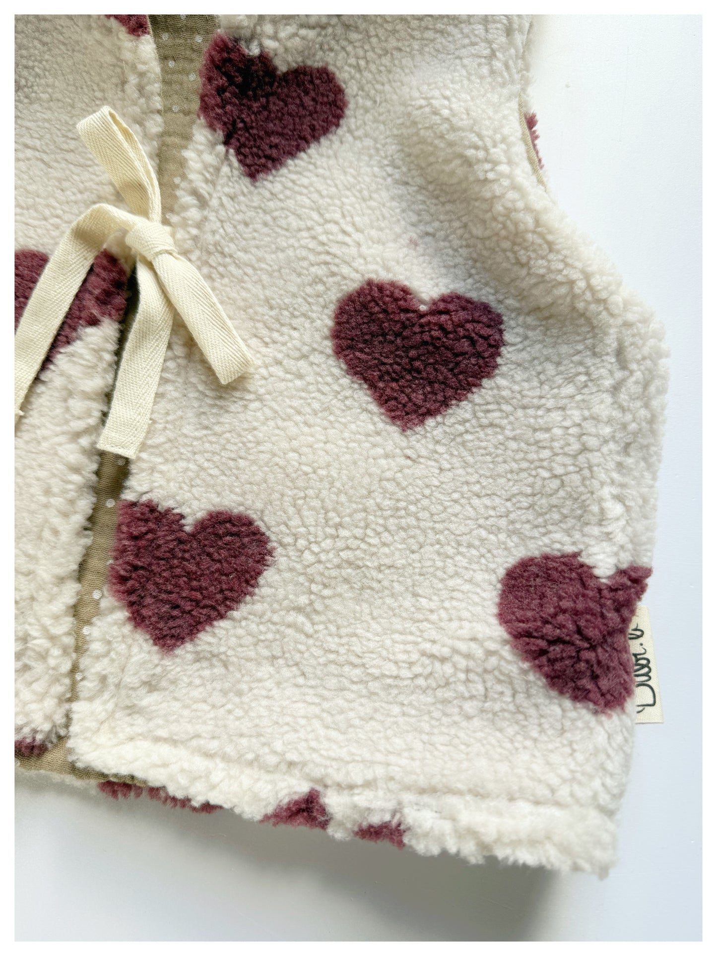 Kapuzenweste "Hearts"