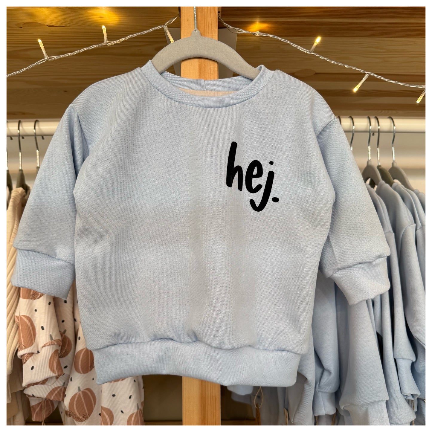 Sweater Hej (Kentucky blue) Gr. 74, 86, 92