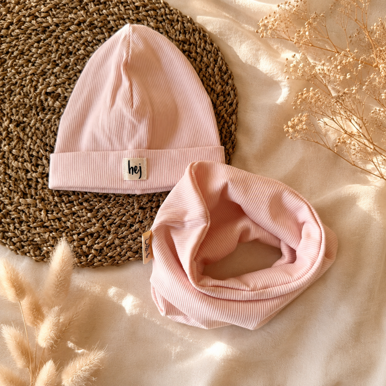 Beanie & Loop pastell Rosa