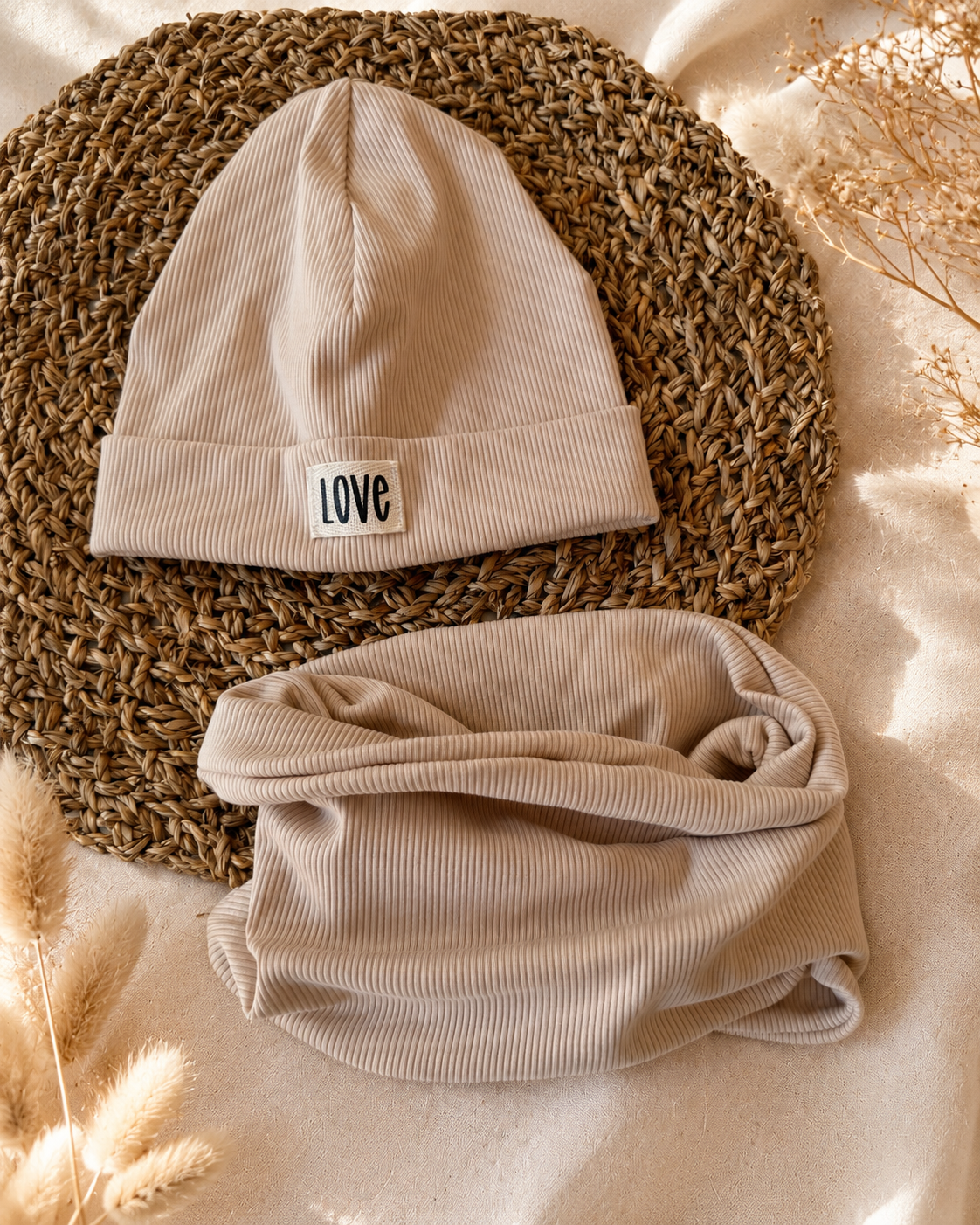Beanie & Loop Soft Beige