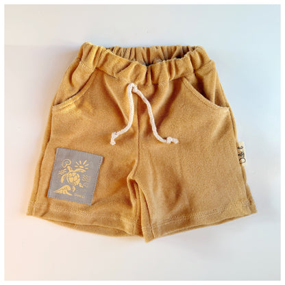 Sommershorts Frottee "Tan" aus Bio Baumwolle - Dubi.li 