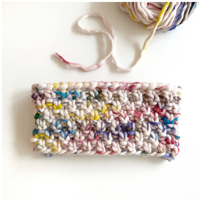 Strick Haarband aus Wolle „Painted Sprinkle“ - Dubi.li 