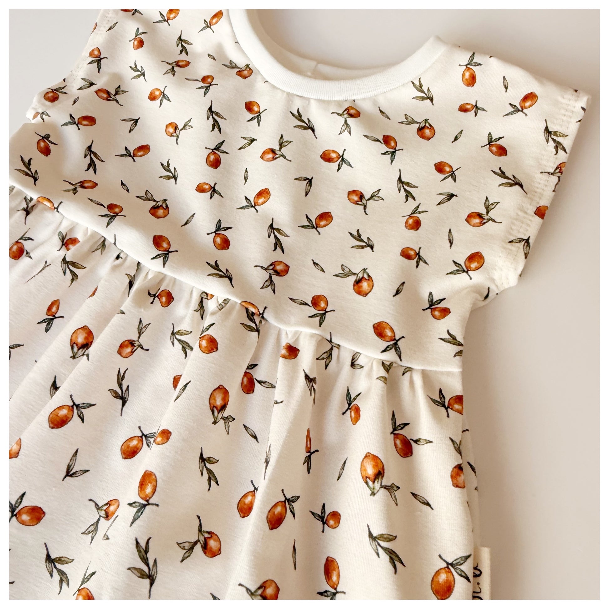 Sommerkleid kleine Orangen - Dubi.li 