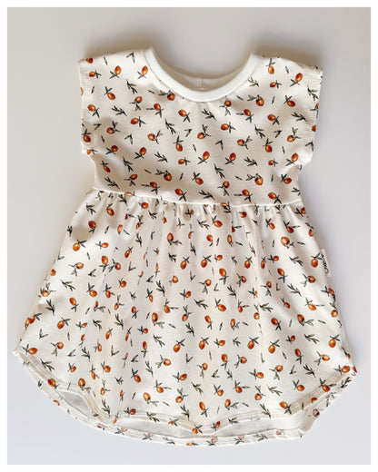 Sommerkleid kleine Orangen - Dubi.li 