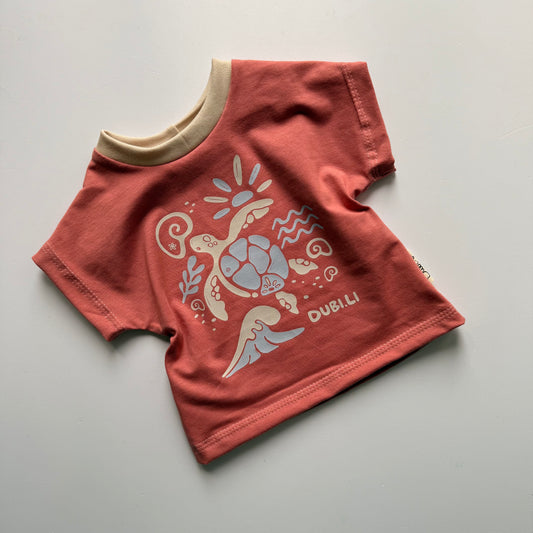 Sommershirt "At the Beach" Lehmrosa - Dubi.li 