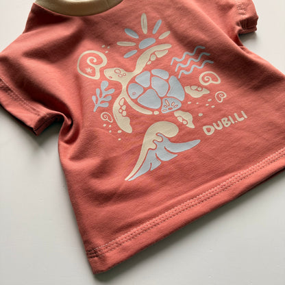 Sommershirt "At the Beach" Lehmrosa - Dubi.li 