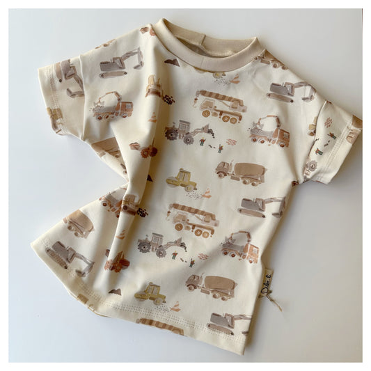 Sommershirt "Baustellenfahrzeuge" - Dubi.li 
