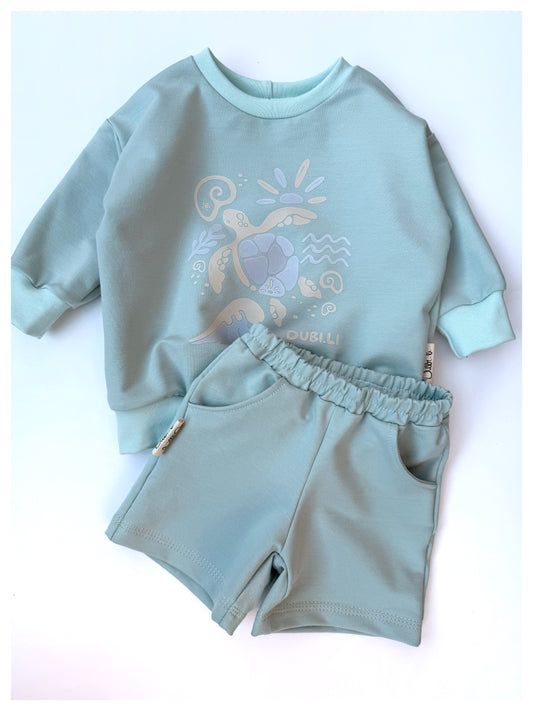 Set At the Beach - Sweater & Shorts - Dubi.li 