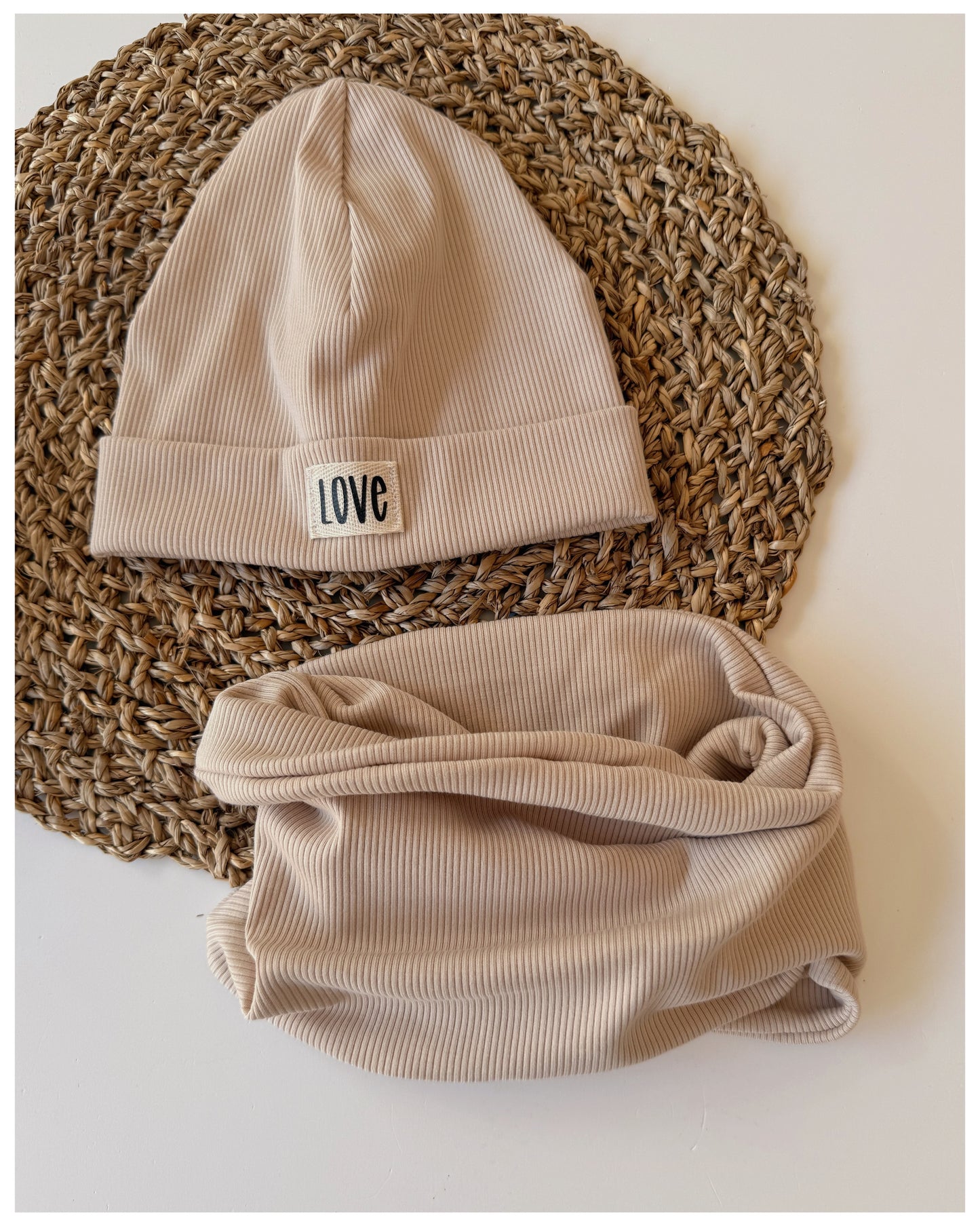 Beanie & Loop Soft Beige