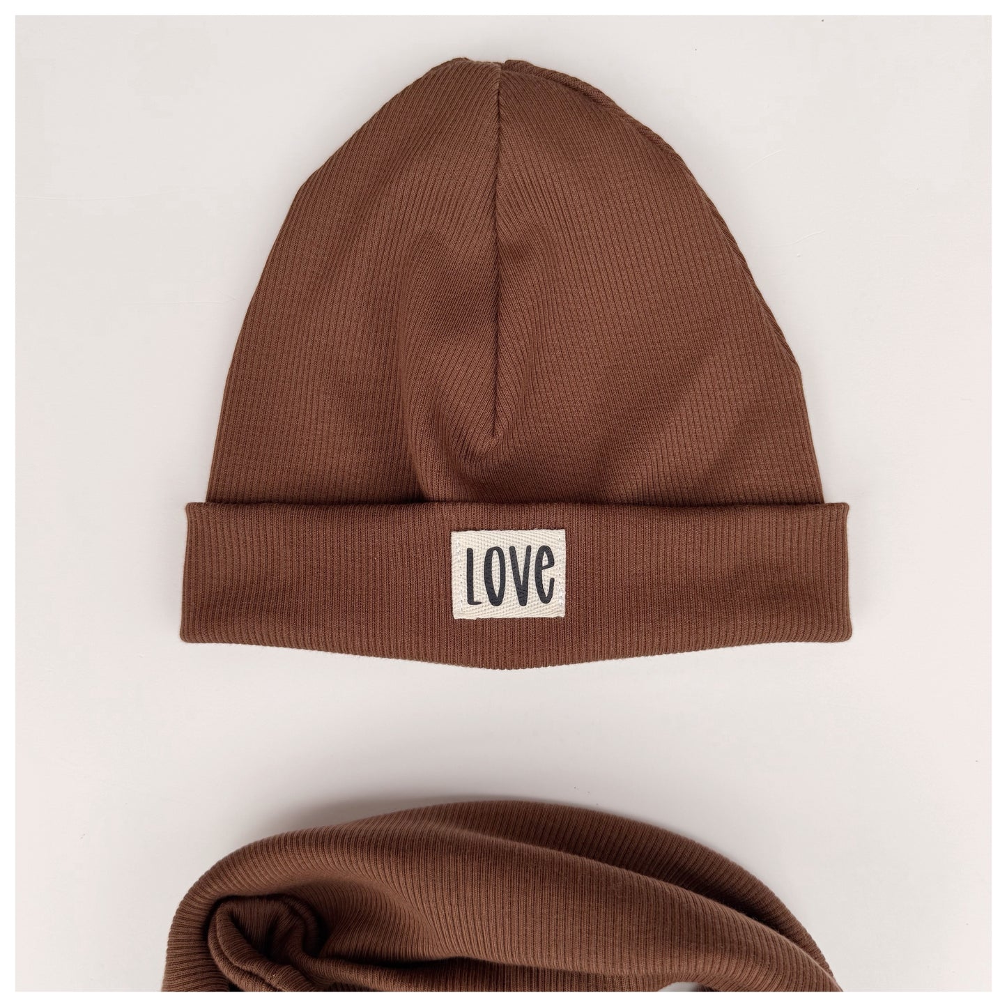 Beanie & Loop Braun