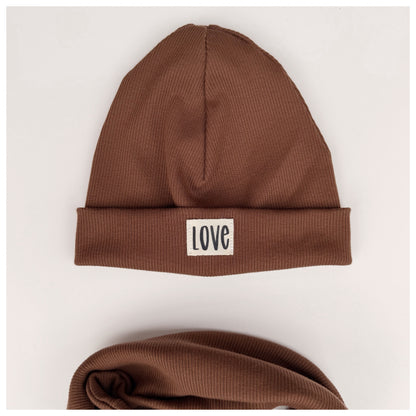 Beanie & Loop Braun