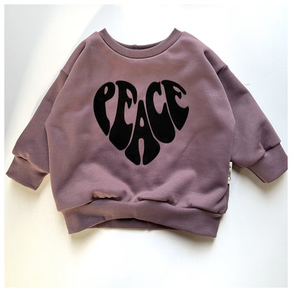Sweater Peace - Dark Plum - Dubi.li 