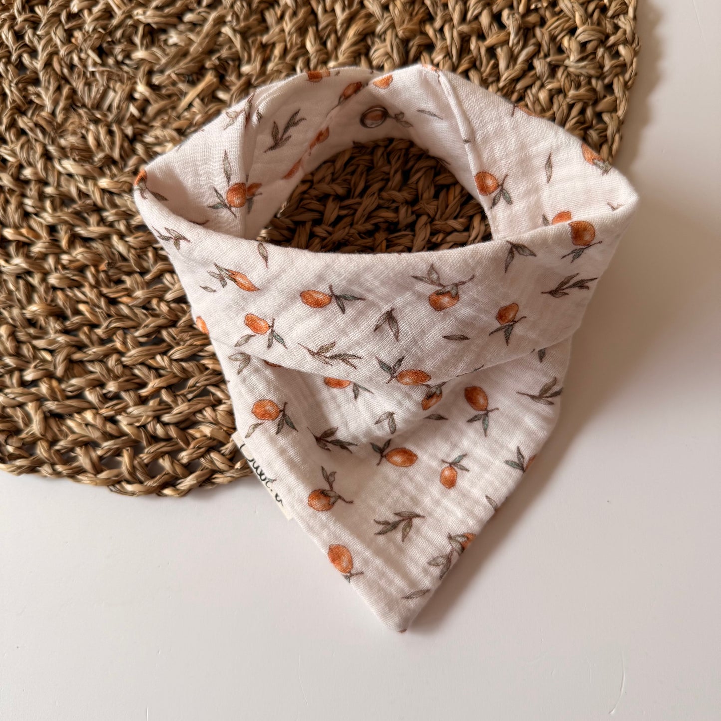 Baby Halstuch - kleine Orangen