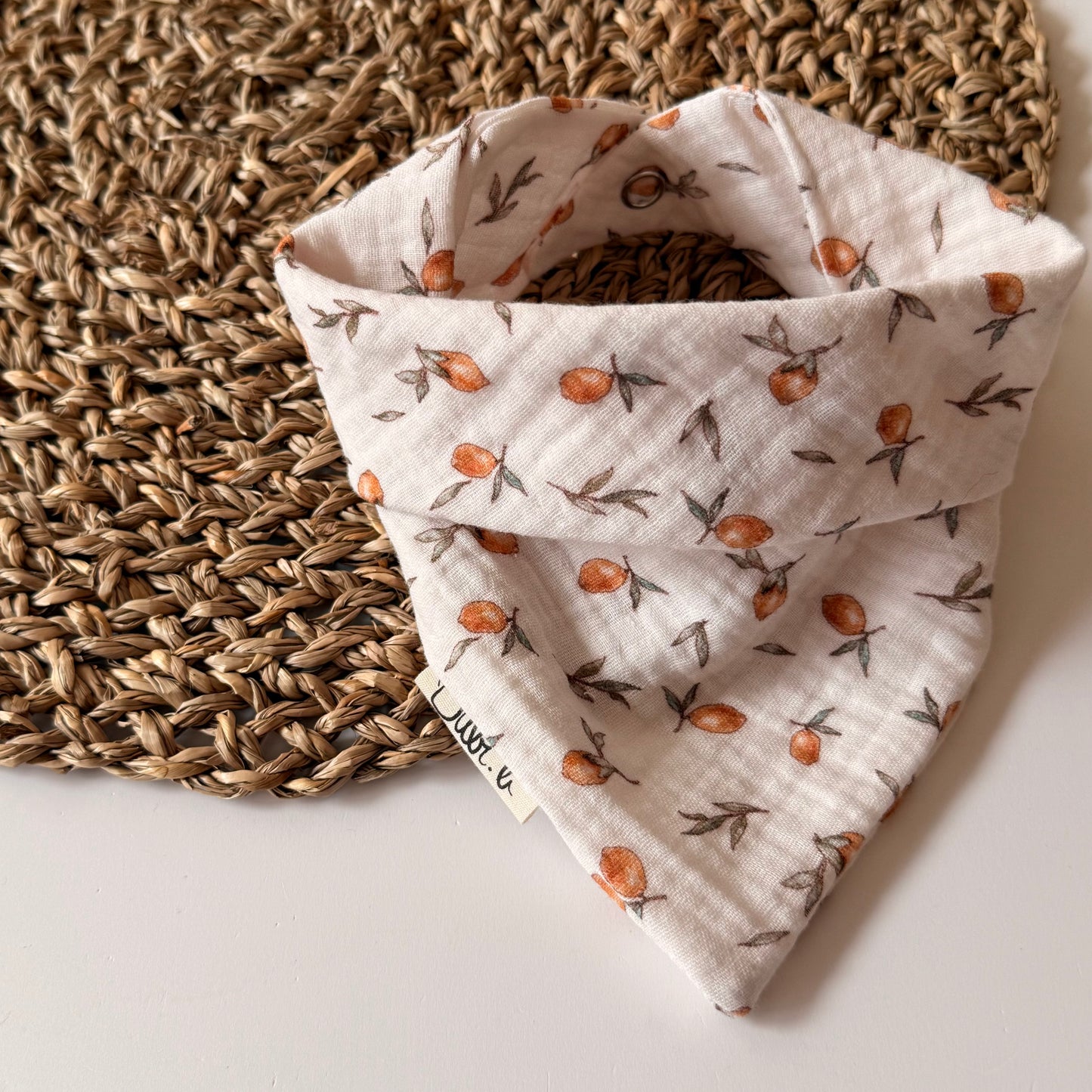 Baby Halstuch - kleine Orangen