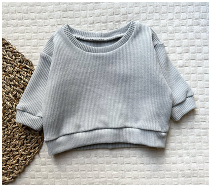 Sweater Strick "Silber-Grau" - Dubi.li 
