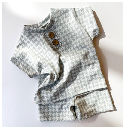 Sommershorts Hahnentritt aus Bio Jacquard - Dubi.li 