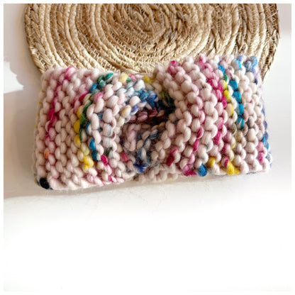 Haarband Stirnband aus Wolle gestrickt Erwachsenen Größe