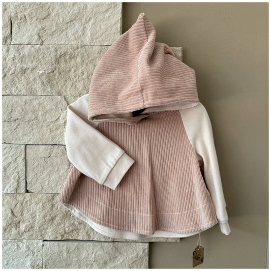 Poncho  Nickycord/Jacquard Gr. 68