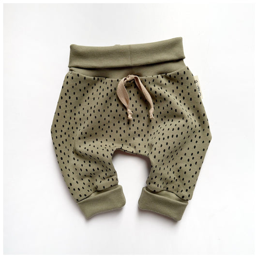 Babyhose Khaki Dots