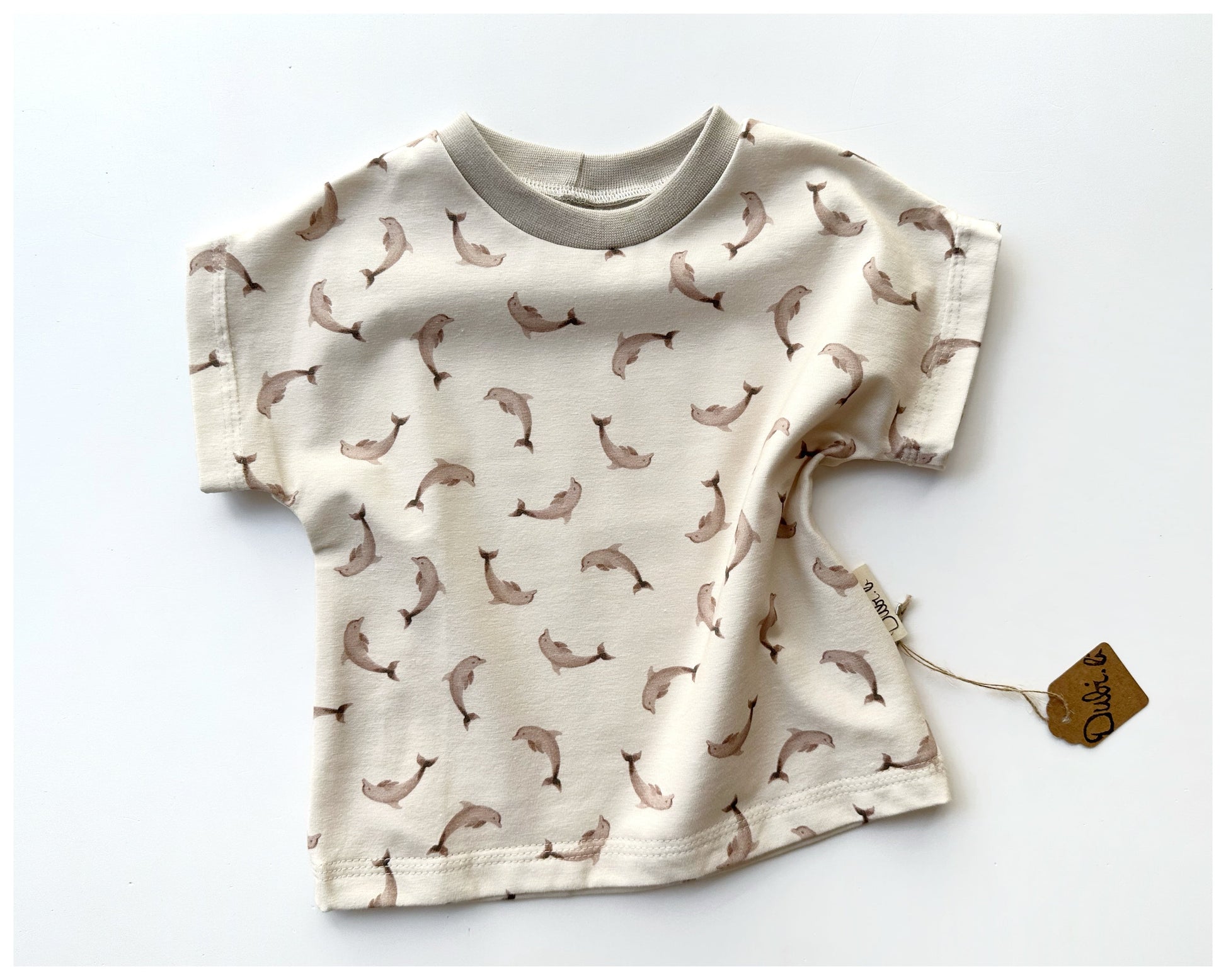 Baby / Kinder Sommershirt "Delphine", handgefertigt maritim - Dubi.li 