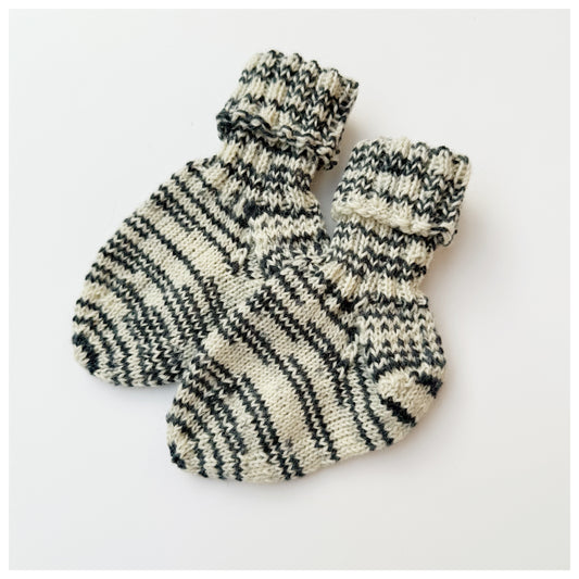 Baby Söckchen Sprinkle - creme/black