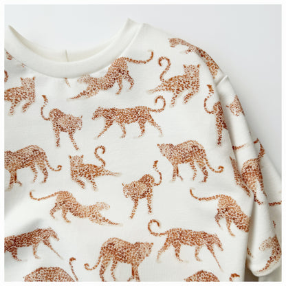 Sweater Leopards Gr. 68, 80, 86, 92 &116