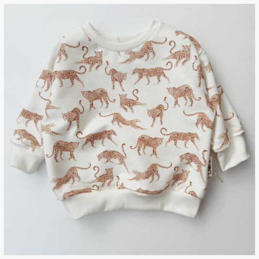 Sweater Leopards Gr. 68, 80, 86, 92 &116