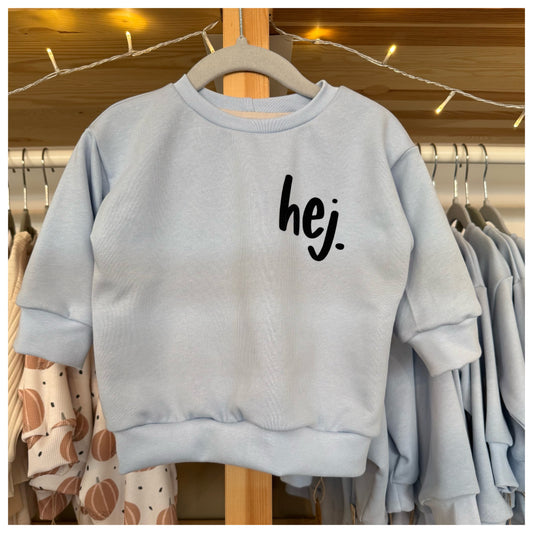 Sweater Hej (Kentucky blue) Gr. 74, 86, 92